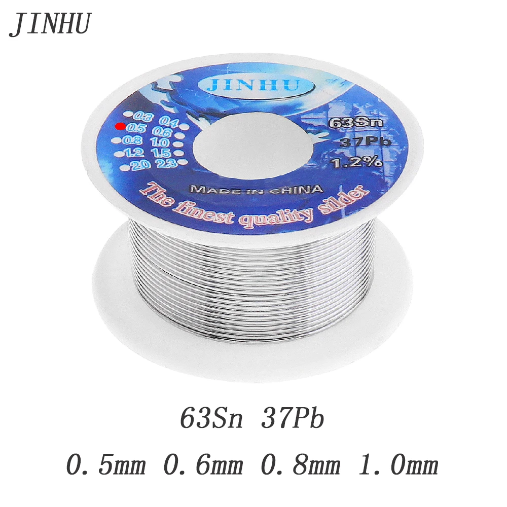 

0.5/0.6/0.8/1.0mm 30g 63/37 FLUX 1.2% Tin Lead Tin Wire Melt Rosin Core Solder Soldering Wire Roll