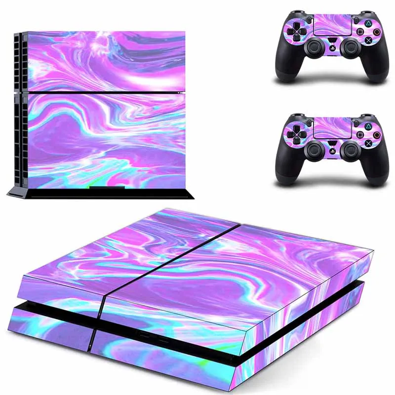

Dazzle color PS4 Full Skin Sticker Faceplates for Sony playstation 4 Console and Controller