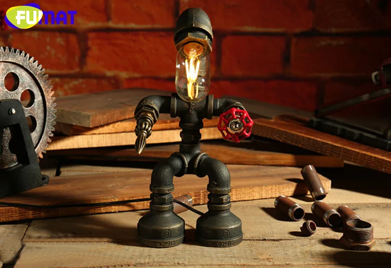 Water Pipe Table Lamps 12