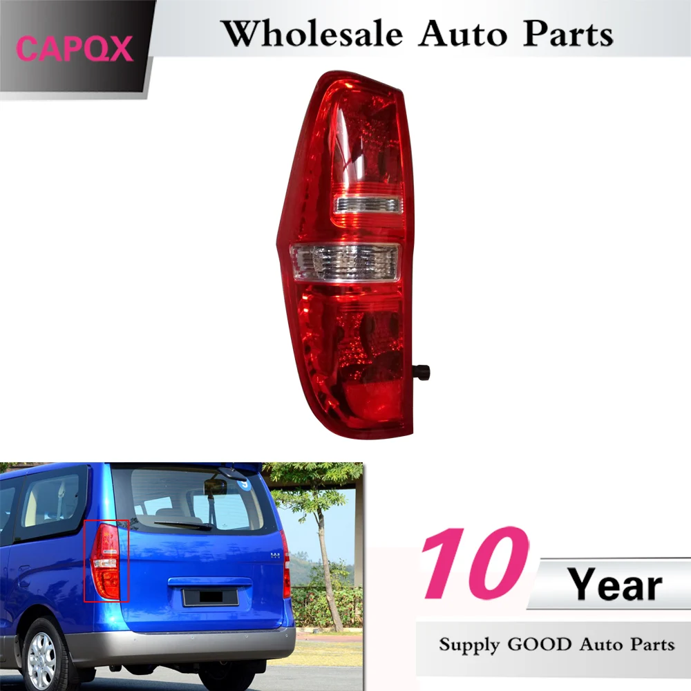 

CAPQX For Hyundai MPV H-1 Wagon Starex H1 2011-2014 2.4L Car Rear Light Tail Light Assembly Stop Lamp Light Rear Brake Taillight