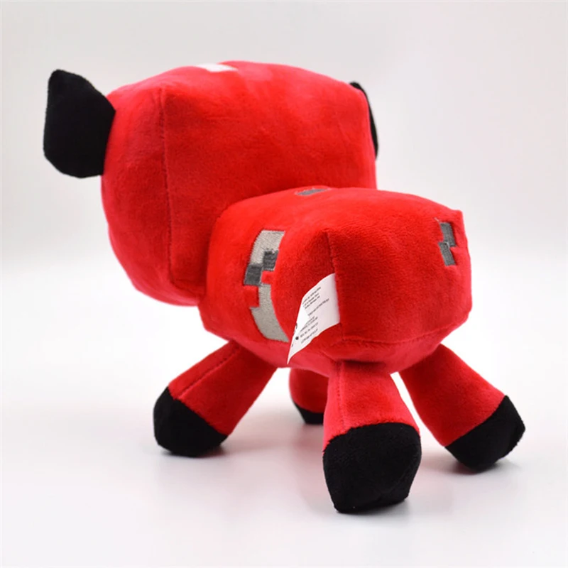 Minecraft lovely Plush Toys MC high quality Stuffed Plush Dolls Minecraft red Mooshroom Animal Cartoon Game toys gift