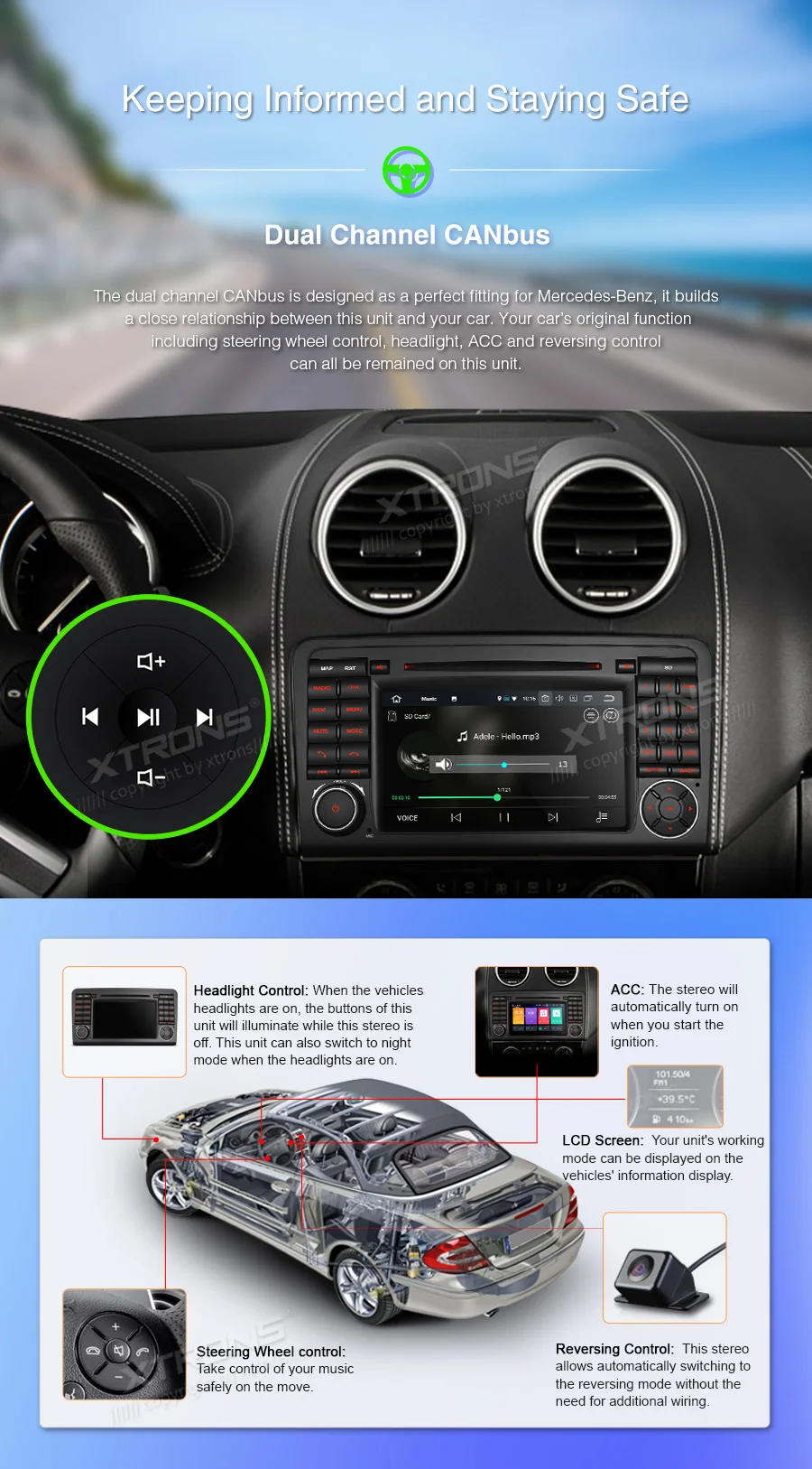 Clearance New 7" Android 9.0 OS Car DVD Multimedia Navigation GPS Radio for Mercedes-Benz ML-Class W164 2005-2011 &GL-Class X164 2006-2012 16 Clearance New 7" Android 9.0 OS Car DVD Multimedia Navigation GPS Radio for Mercedes-Benz ML-Class W164 2005-2011 &GL-Class X164 2006-2012 16