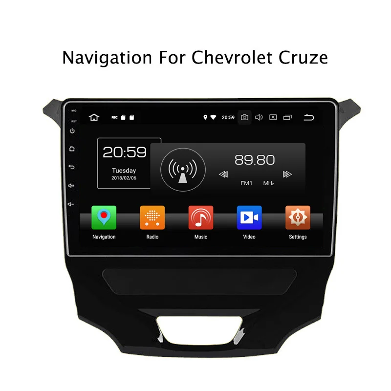 Discount 9inch 4G RAM 64G ROM Octa Core Android 9.0 Car DVD GPS Navigation For Chevrolet Cruze Car Radio Stereo 3