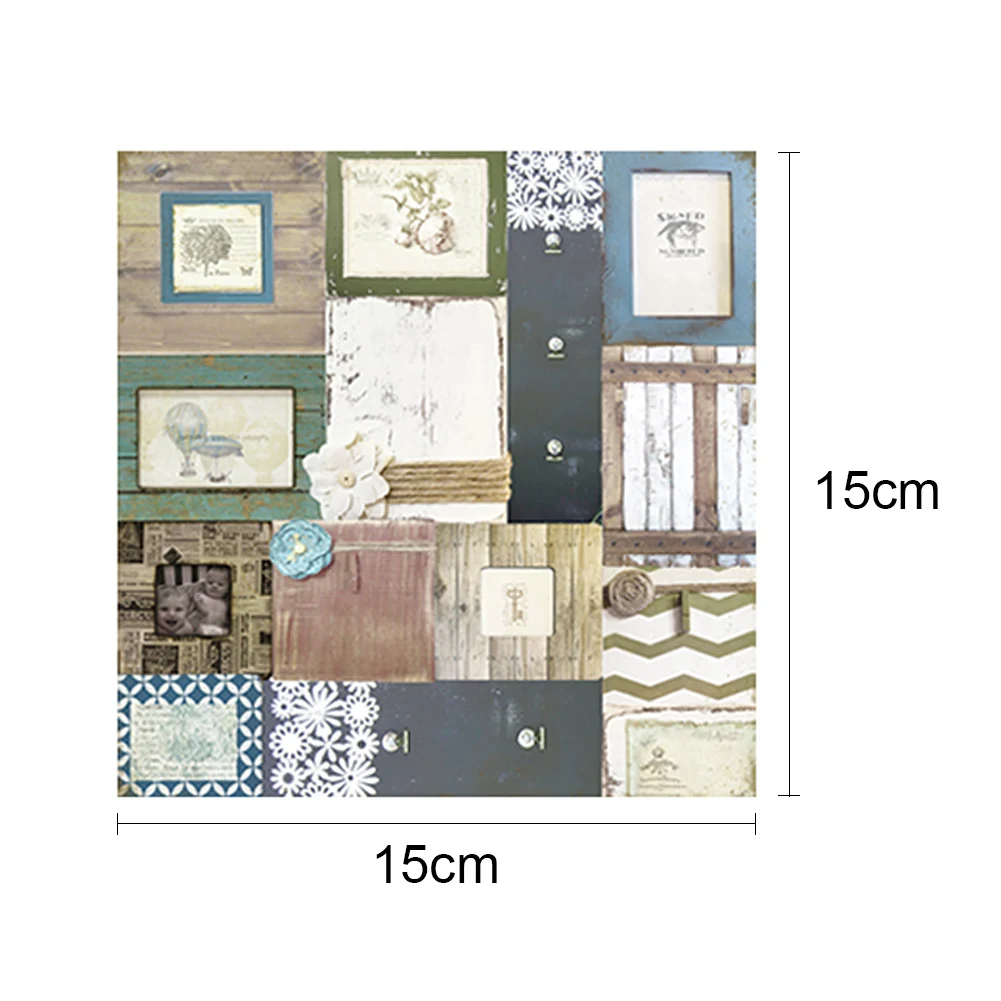

Hot Selling 24 Sheets Single Side Scrapbooking Paper Craft DIY Handmade Faraway Card Making Scrapbook Art Background Paper