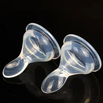 

2018 Soft Wide Mouth Silicon Nipple Rice Cereal Feeding Bottle Transparent Spoon JUL5_17
