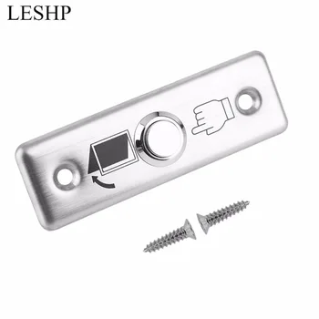 

LESHP K13 Durable Stainless Steel Door Exit Push Release Button Switch For Access Control With LED Light dropshipping Hot