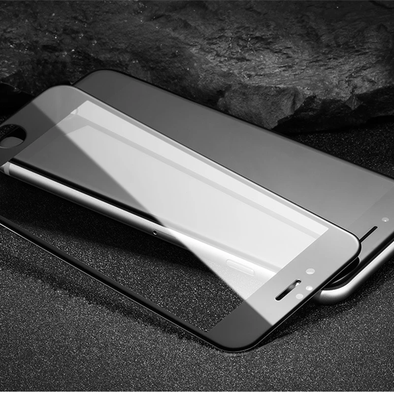 Закаленное 3d стекло Защита экрана для iphone 7 Plus ультратонкая пленка из углеродного