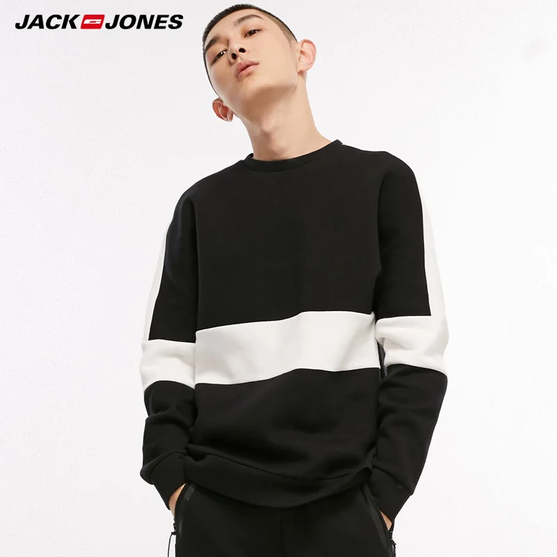 

JackJones Spring Summer New Men's Round Neckline Pullover Sweatshirt| 218333519
