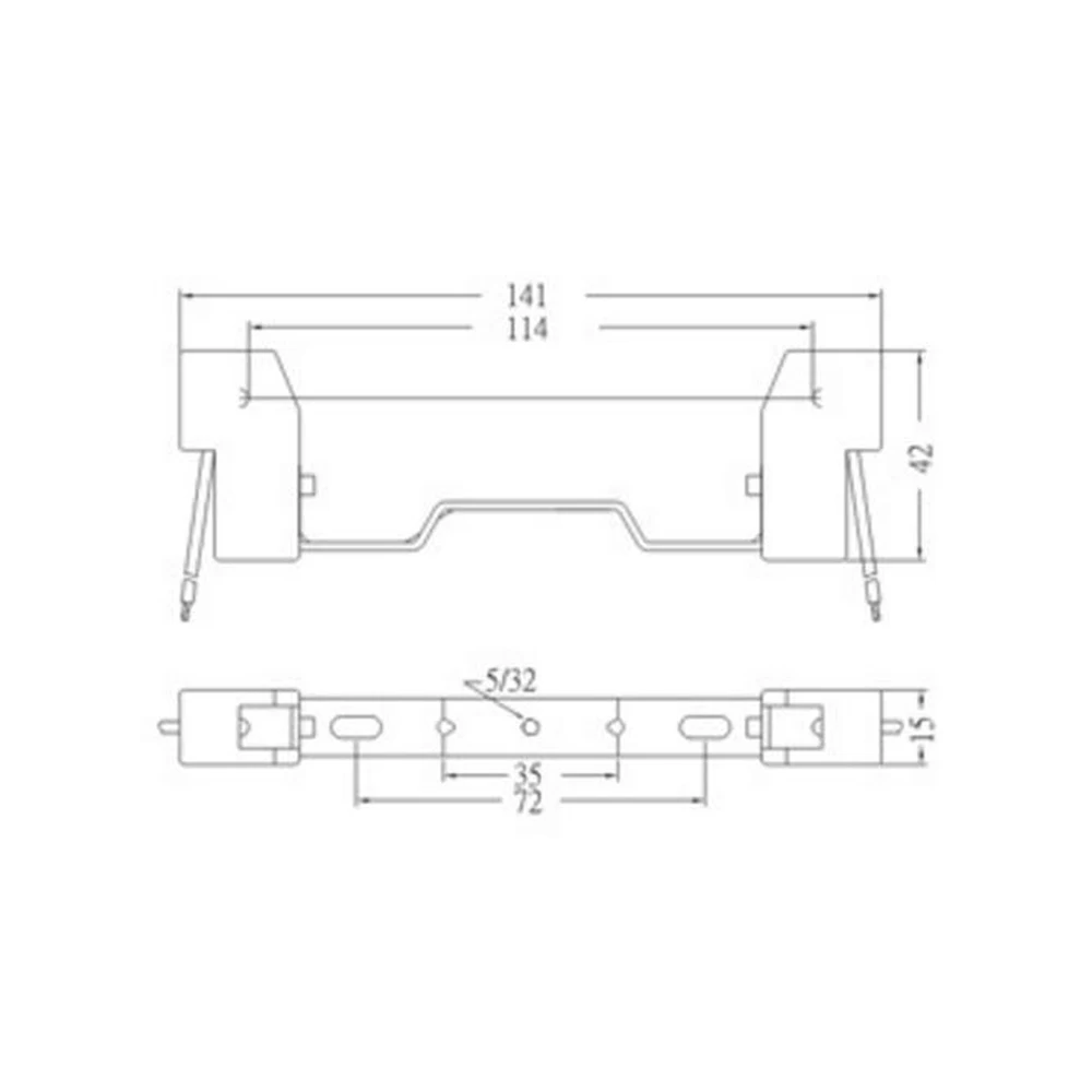 118mm R7S Light Bulb Ceramic lamp Base Holder Adapter Socket lamp base R7S lampholders stage lights holder lamp holder lamp bulb holder lamp base lamp socket adapter