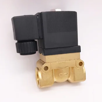 

50bar high pressure high temperature solenoid valve 1/4 3/8 1/2 BSP 12V 24V DC AC220V N.C 5404 PTFE pilot brass valve