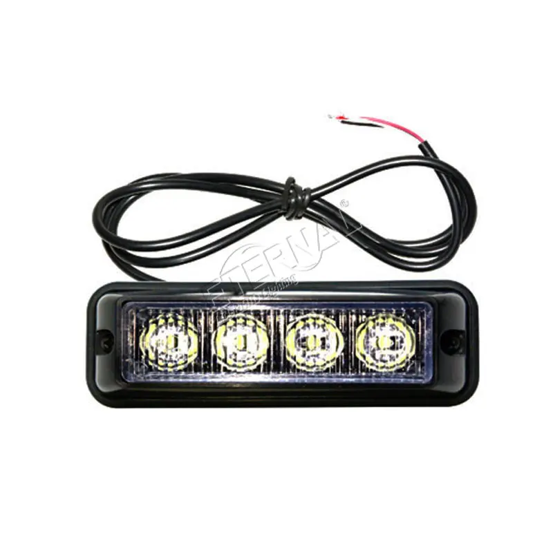 

free shipping 2pcs 4W led strobe light Automotive motorcycle truck industry equipments farm Car Emergency Beacon Light Bar