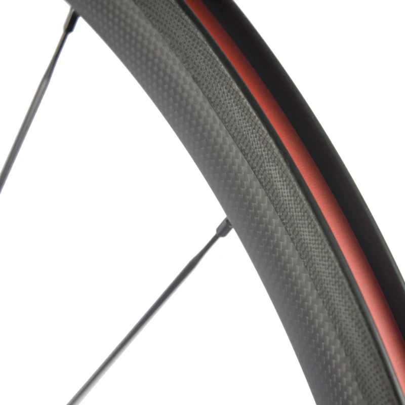 High Quality 700C Full Carbon Wheels 3K Matte Basalt Braking Surface Clincher Wheel 38mm High TG Carbon Wheelset Road Bike Wheel