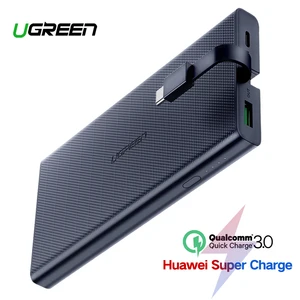 Ugreen 10000mAh Power Bank 18W Quick Charge 3.0 Powerbank External Battery Charger Pack For Xiaomi Mobile Phone Type C Poverbank Ugreen 10000mAh Power Bank 18W Quick Charge 3.0 Powerbank External Battery Charger Pack For Xiaomi Mobile Phone Type C Poverbank