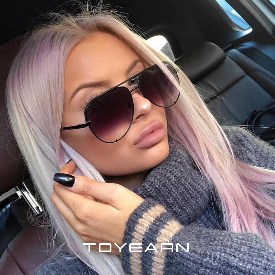 

2019 New Fashion Brand Designer Ladies Pilot Sunglasses Women Men Goggle Gradient Sun Glasses For Female Mirror Shades UV400