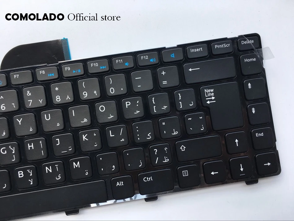 AR Arabic laptop keyboard For Dell Inspiron 14 3421 3437 14R 5421 5437 M431R Latitude 3440 Vostro 2421 Backlit keyboard AR Layout (2)