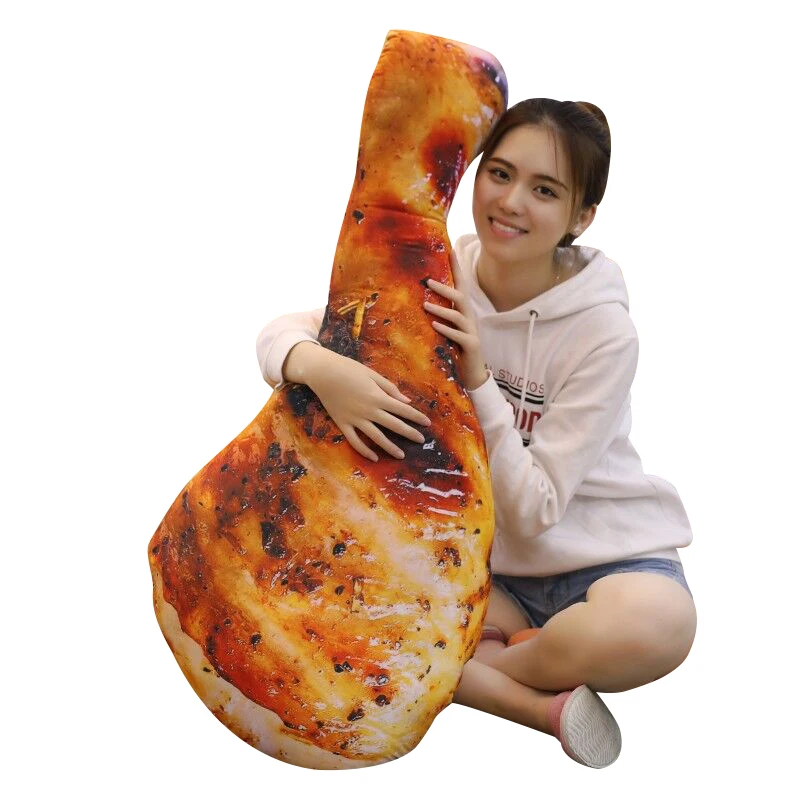 60 110CM Giant Chicken leg Pillow Real 