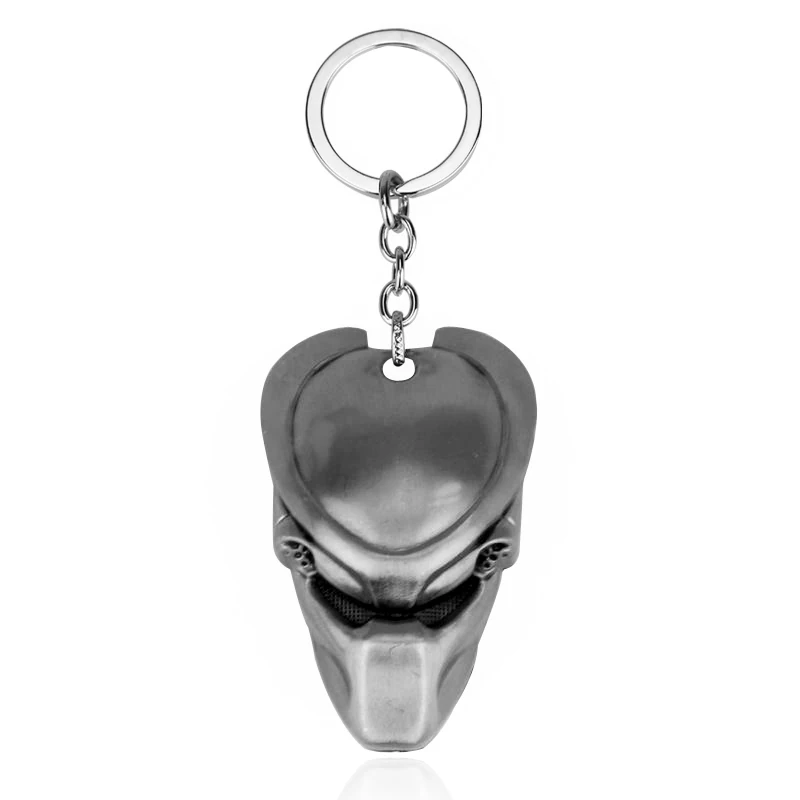 

Movie Jewelry Aliens Predator AVP Keychain Mask Pendants Key Chain Key Ring for Man Hip Hop Trinket