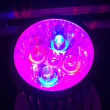 Полный спектр 10 Вт Светодиодный светильник для выращивания, AC85-265V E27 3 красный и 2 синий для рассады растений для роста цветения