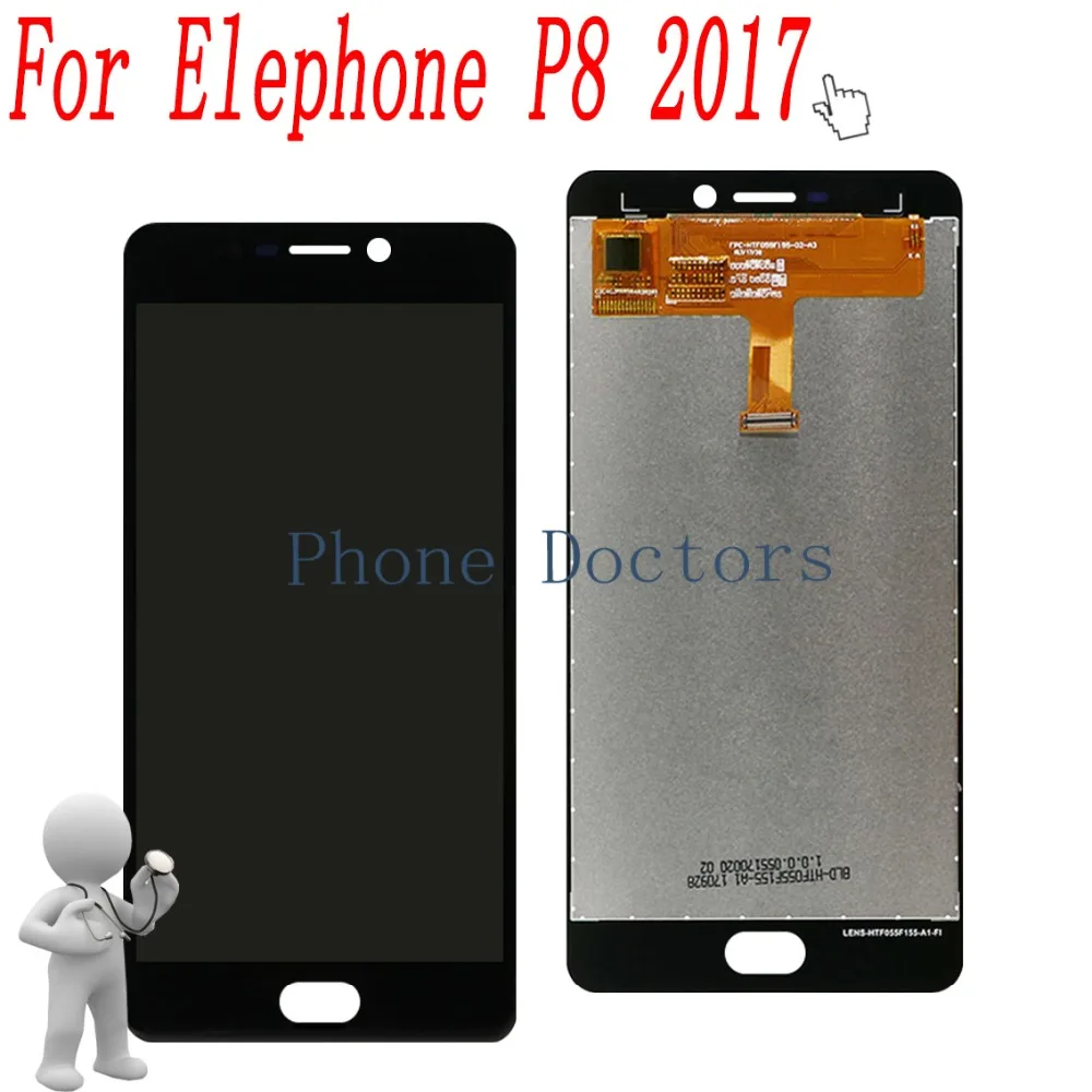 AAA Качество ЖК дисплей для Elephone P8 2017 P05 ELEP8 Дисплей Сенсорный экран дигитайзер в