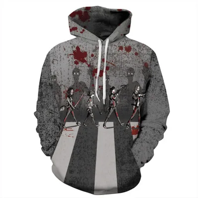 

2019 Fashion Hooded Men women Sweatshirts Tears 3D Print Casual Pullover Streetwear Tops Autumn hoodies Regular Hipster