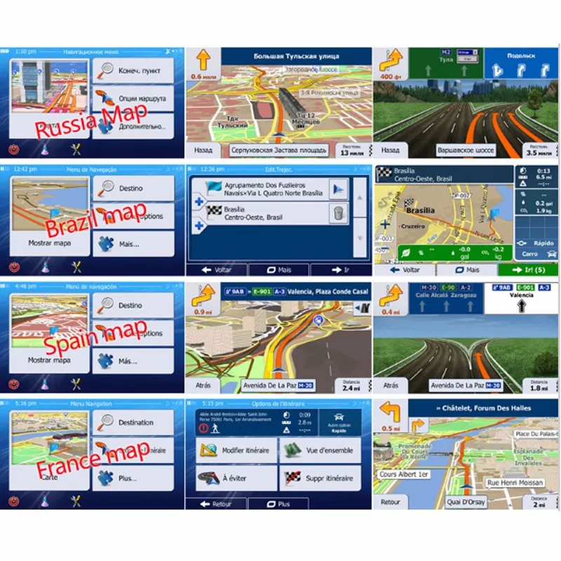 GPS Аксессуары 32G gps карты sd карта 2020 последняя для автомобиля WinCE навигация