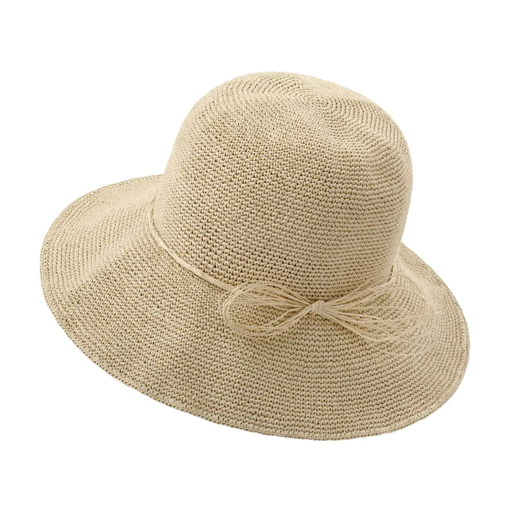 

Handmade Paper Straw Hat Packable Sun Hat Beach Hat For Women And Girls Summer Beach Sun Hat