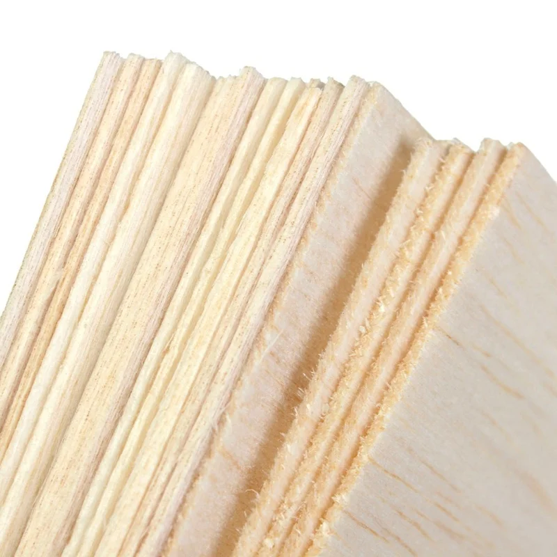 KiWarm 20 листов деревянных тарелок для модели самолета парусного спорта деревянная скульптура пленка реквизит DIY ремесла Материал Поставки 100x100x1 мм