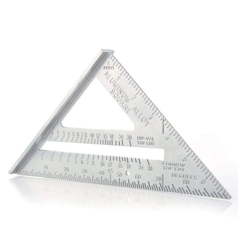 7 Inch Triangle Rule 90 Degree Carpenter Measuring Tools Triangle Corner Carpenter Speed Square Measuring Instruments Scriber Protractors Aliexpress