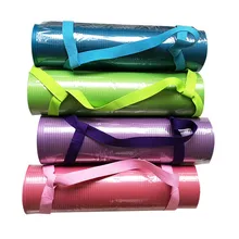 Коврик для йоги, слинг-переноска на плечо ремень для упражнений Эластичный регулируемый 200 см