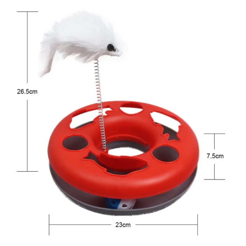 Cat Toys Spring Mice Crazy Amusement Disk Multifunctional Disk Play Activity Pet Funny Toys Multiple Color Cat Toys Spring Mice Crazy Amusement Disk Multifunctional Disk Play Activity Pet Funny Toys Multiple Color