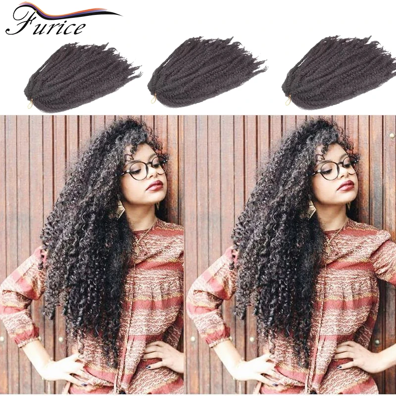 Fake Hair Crochet Hair Extensions Afro Kinky Marley Braiding Kinky