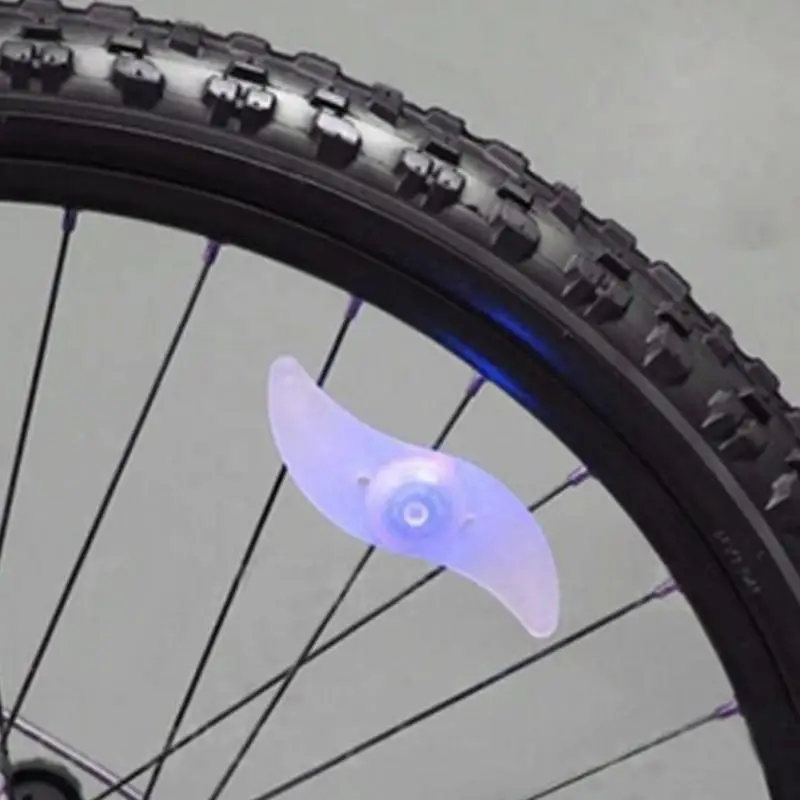 Cheap 2019 Bicycle Light with Battery Bike Accessories Bike Spoke Wheel Light Safe Bicycle lamp 4