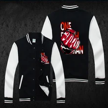 One Punch Man толстовка аниме One Oppai Косплей бейсбольная куртка пальто Свитшот