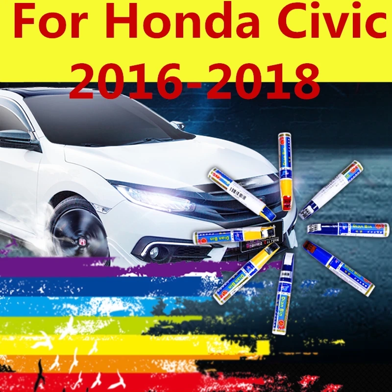 

Paint Care Colors Auto Car Coat Paint Pen Touch Up Scratch Clear Repair Remover Tool For Honda Civic 2016-2018 10th Gen Sedan