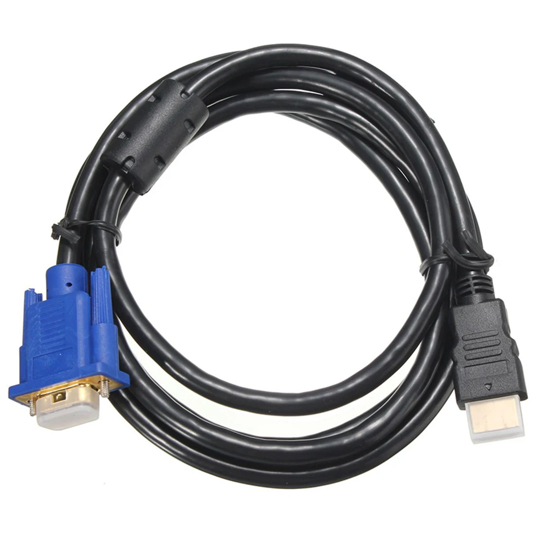 1.8M HDTV HDMI Male to VGA Adapter Cable Video Cable connectors for PC