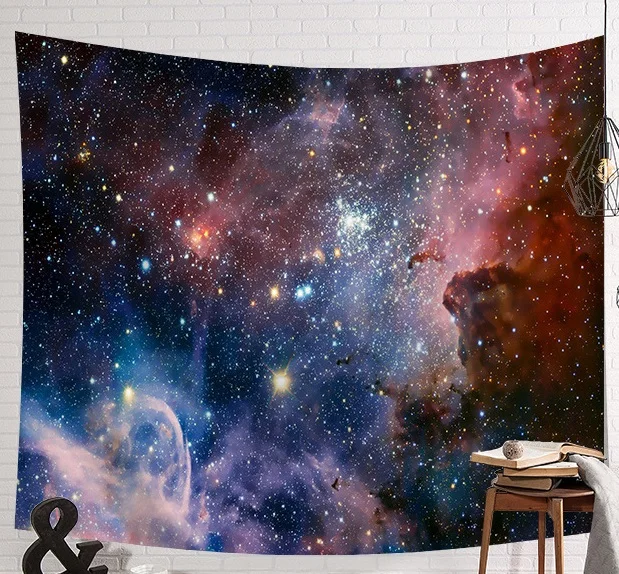 

CAMMITEVER Space Stars Galaxy Tapestry Multifunctional Tapestry Boho Printed Bedspread Cover Yoga Mat Blanket Picnic Cloth 2019