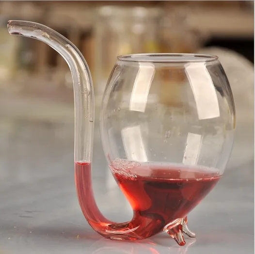 1 шт., стильный бокал для красного вина, стакан для водки, стакан для виски, стеклянная посуда для питья, трубка, кружка для сосания, для барной посуды, 300 мл, стеклянная чашка JY 1175