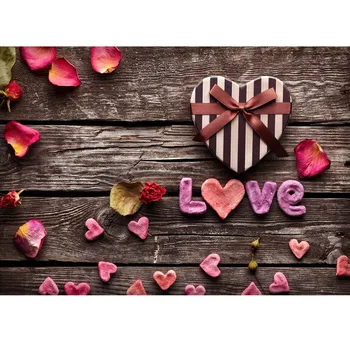 

Heart Board Photography Backdrop for Photograph Accessories Wedding Child Kids Baby Shower Cloth Photo Background Photocall