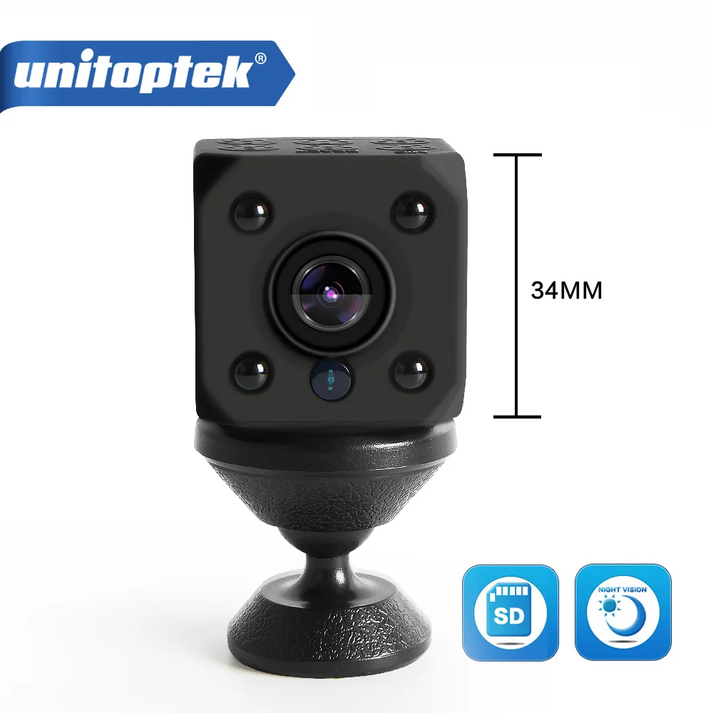 

720P HD Super MINI Camera WIFI IP Camera Wireless Remote View Motion Detect Night Vision Built-in Battery Loop Video Recorder
