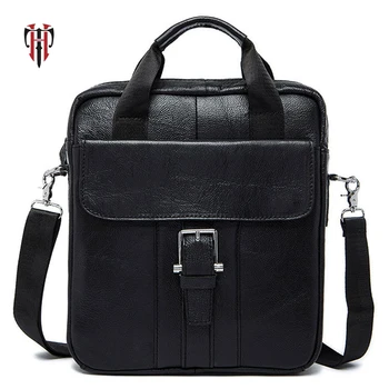 

TIANHOO Genuine Leather bags men\x27s crossbody bag famous brand man bags 2018 shoulder bags Pad pocket
