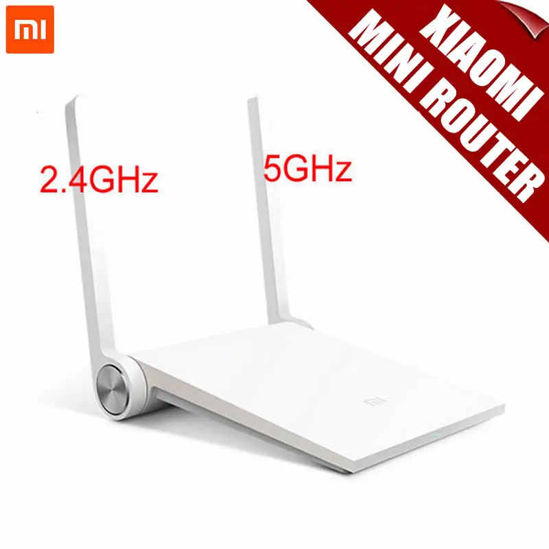 Original Xiaomi Router Mini MI Router(White)Dual-band 2.4GHz/5GHz Maximum 1167Mbps Support Wifi 802.11 AC