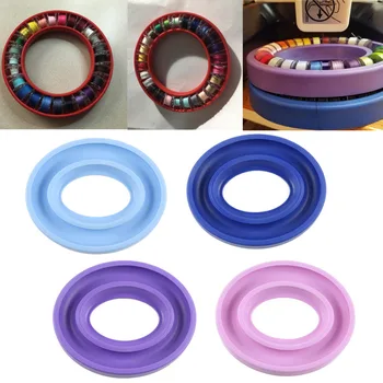 

2020 HOT Rubber Bobbin Holder Sewing Tools Plastic Bobbin Storage Box Rubber Ring Sewing Needles Saver Handicraft Portable #F
