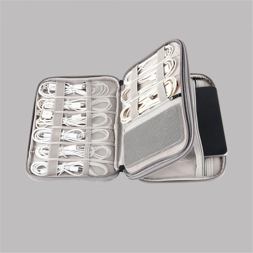 New Drive Organizer Bag Electronic Accessories Cable USB Digital Storage Desktop Multi function Portable Headphone storage bag