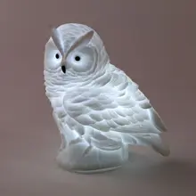 High Quality Lovely Creative Night Light Cartoon Fox Owl Light Silicone Dolls Nightlight Baby Bedroom Table Lamp