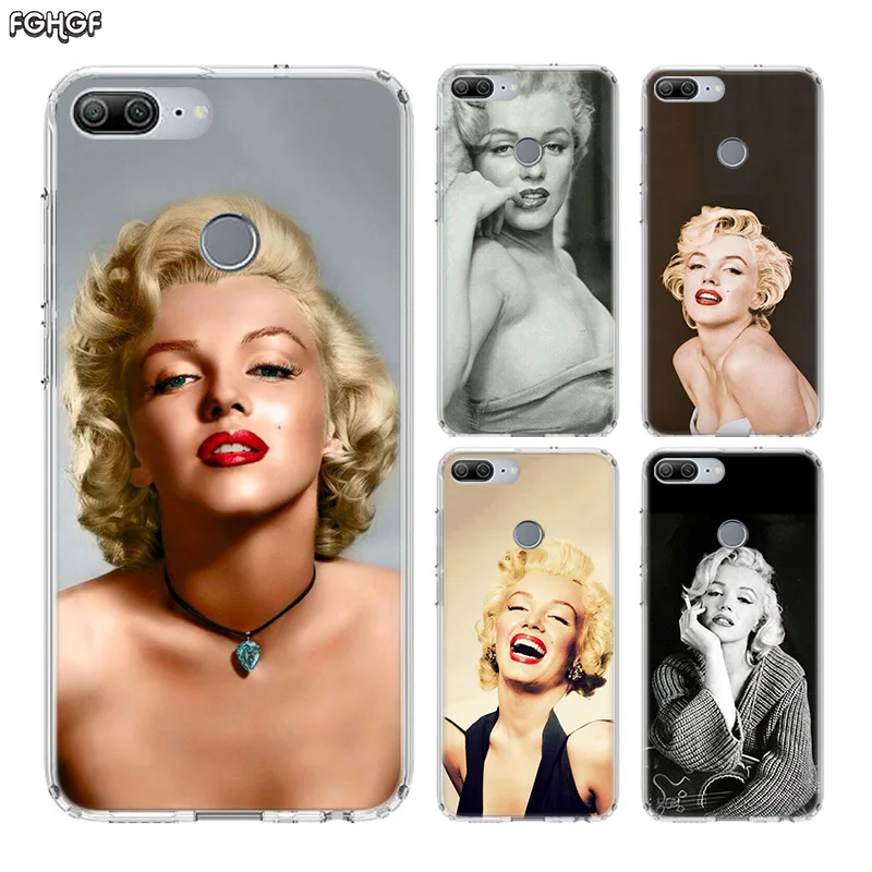 

Marilyn Monroe Fundas Silicon Phone Case For Huawei Honor 20 Pro 10 9 lite 8X 8A 20i 8C 8S V20 Y5 Y6 Y7 Y9 2019 Cover