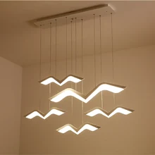 Seagull modeling Modern LED Pendant Lights For Living Room Dining room Kitchen Home Hanging Deco Suspension Lighting Fixtures