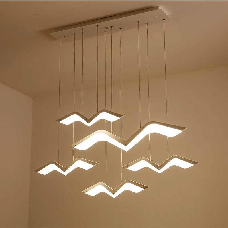  Seagull modeling Modern LED Pendant Lights For Living Room Dining room Kitchen Home Hanging Deco Su - 32954807855