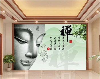 

3d wallpaper custom mural non-woven 3d room wallpaper Zen Buddha sitting room TV setting wall photo 3d wall murals wallpaper