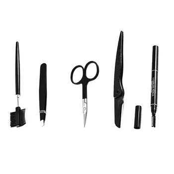 

Eyebrow Razor Eyebrow Scissors Facial Razor Eyebrow Pencil Tweezers and Scissors Eyebrow Brush/Comb Eyebrow Grooming Kit