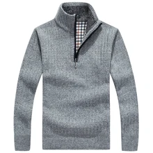 2016 Winter Neuen Mann Lässig Pullover Solide Khaki Blau Rollkragen Pullover Gestrickte Kleidung Herren Pullover Erkekler Kazak
